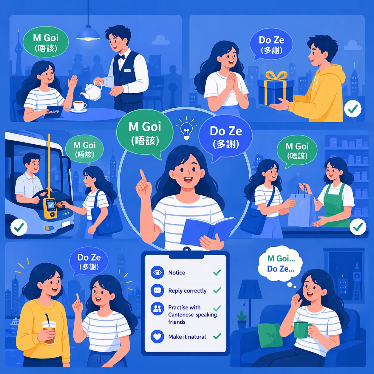 Mastering M goi vs Do Ze: Cantonese Thank You Phrases in Hong Kong (Action-oriented)